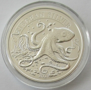 Barbados 1 Dollar 2021 Caribbean Silver Octopus