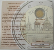 Spain 2 Euro 2013 UNESCO El Escorial Proof