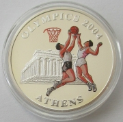 Cook-Inseln 50 Cents 2004 Olympia Athen Basketball