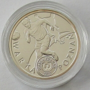 Poland 5 Zlotych 2013 Football Clubs Warta Poznań Silver