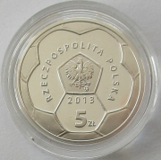 Polen 5 Zlotych 2013 Fußballvereine Warta Poznań