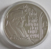 Netherlands 25 ECU 1991 Erasmus of Rotterdam Silver