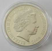 Guernsey 5 Pounds 2009 Ships Discovery Silver