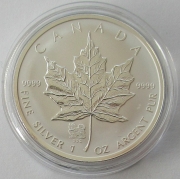 Kanada 5 Dollars 2006 Maple Leaf Lunar Hund Privy