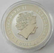 Australia 1 Dollar 2013 Kookaburra Lunar Snake Privy 1 Oz...