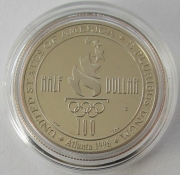 USA 1/2 Dollar 1996 Olympics Atlanta Football / Soccer Proof