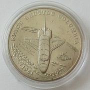 Marshall-Inseln 5 Dollars 1991 Space Shuttle Columbia