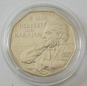 Österreich 5 Euro 2008 Europastern Herbert von Karajan