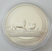 Niue 2 Dollars 2021 Disney Lion King Simba, Pumbaa &...