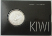 New Zealand 1 Dollar 2023 Kiwi 1 Oz Silver