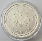 Barbados 1 Dollar 2017 Trident 1 Oz Silver