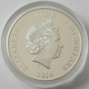 Niue 2 Dollars 2016 Disney Frozen Elsa
