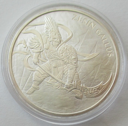 South Korea 1 Clay 2017 Zi:Sin Gallus 1 Oz Silver