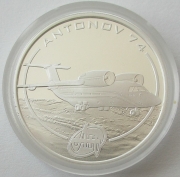 Cook Islands 1 Dollar 2008 Aircrafts Antonov An-74 1 Oz Silver