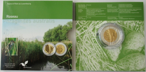Luxemburg 5 Euro 2018 Flora & Fauna Schilfrohrsänger & Schilfrohr