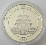 China 10 Yuan 1999 Panda Shanghai Mint (Kleines Datum)