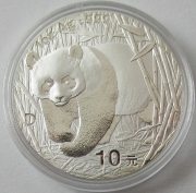 China 10 Yuan 2001 Panda "D"