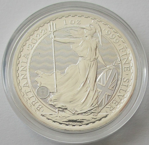 United Kingdom 2 Pounds 2022 Britannia 1 Oz Silver