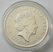 United Kingdom 2 Pounds 2022 Britannia 1 Oz Silver