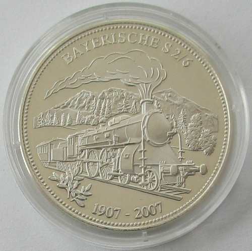 Palau 5 Dollars 2007 Eisenbahn 100 Jahre Bayerische S 2/6