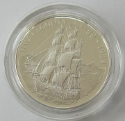 Pitcairn 1 Dollar 1989 200 Years Bounty Mutiny Silver Proof