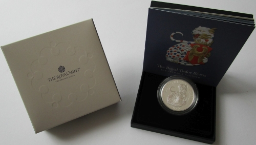 United Kingdom 2 Pounds 2022 Royal Tudor Beasts Seymour Panther 1 Oz Silver Proof
