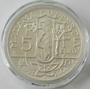 Italy 5 Euro 2004 100 Years Madama Butterfly Silver BU