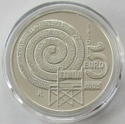 Italy 5 Euro 2005 Federico Fellini Silver BU