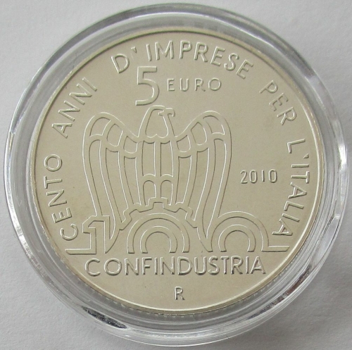 Italien 5 Euro 2010 100 Jahre Confindustria (lose)