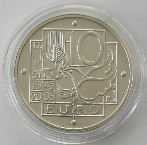 Italien 10 Euro 2005 60 Jahre UNO (lose)