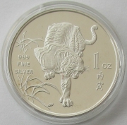 Singapur Medaille 1986 Lunar Tiger
