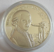 Austria 25 ECU 1996 Composers Wolfgang Amadeus Mozart Silver