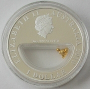 Australia 1 Dollar 2010 Treasures of Australia Gold 1 Oz Silver