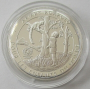 Madagascar 20 Ariary 1998 UNICEF Silver