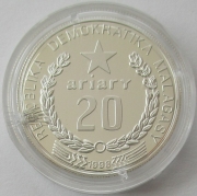 Madagascar 20 Ariary 1998 UNICEF Silver