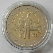 Italy 2 Euro 2022 170 Years National Police Proof