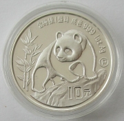 China 10 Yuan 1990 Panda 1 Oz Silver Proof