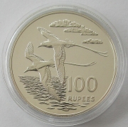 Seychellen 100 Rupees 1978 15 Jahre WWF Weißschwanz-Tropikvogel BU