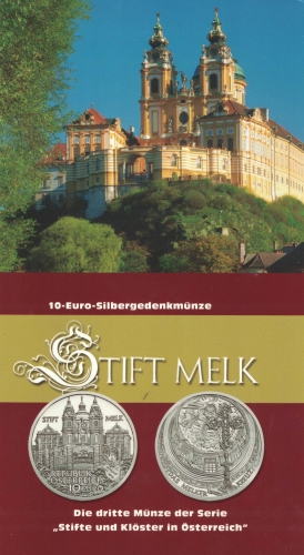Österreich 10 Euro 2007 Stift Melk BU