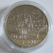 Österreich 5 ECU 1995 Komponisten Johann Strauss