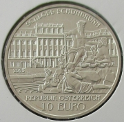 Austria 10 Euro 2003 Schloss Schönbrunn Silver BU