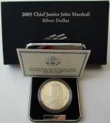 USA 1 Dollar 2005 John Marshall Silver Proof