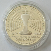 USA 1 Dollar 2004 Thomas Alva Edison Silver Proof