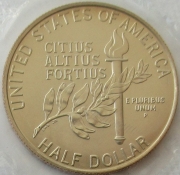 USA 1/2 Dollar 1992 Olympics Barcelona Gymnastics BU