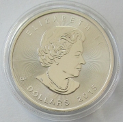 Canada 5 Dollars 2015 Maple Leaf 1 Oz Silver