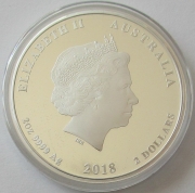 Australien 3er Set 2018 Lunar II Hund PP