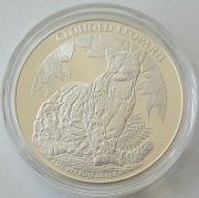 Cambodia 3000 Riels 2023 Wildlife Clouded Leopard 1 Oz...