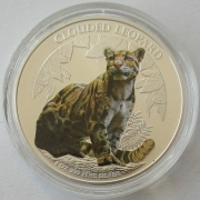 Kambodscha 3000 Riels 2023 Wildlife Clouded Leopard...
