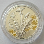 Österreich 10 Euro 2022 Blumen Löwenzahn PP