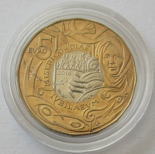 San Marino 5 Euro 2016 Heiliges Jahr der Barmherzigkeit